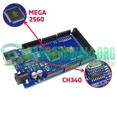 Arduino Mega 2560 R3 CH340 Development Board In Pakistan