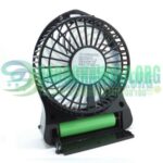 Mini Portable 3 Speed Fan with Light -Operated Fan With 18650 cell in Pakistan