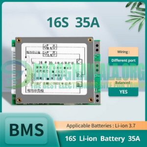 16S 60V 35A Li-Ion Lithium 18650 BMS Protection Board in Pakistan