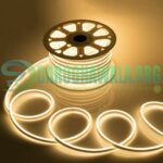 5 Meter DC 12V Yellow Neon Flexible Strip Light Rope Light Waterproof For Indoor Outdoo
