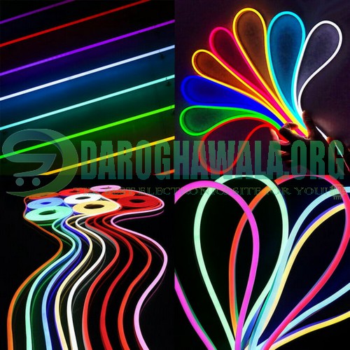 50 Meter 12v Neon Rope Light In Pakistan Red, Green Blue, White, Pink in  Pakistan