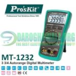 MT-1232 Proskit Autorange Digital Multimeter For AC DC Voltage Current Resistance Temperature Measurement Tester in Pakistan