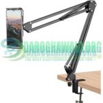 Vlogging Stand Universal Mobile And Tablet Stand Long Arm 360 Rotation Adjustable