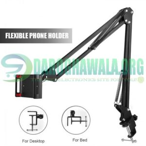 Vlogging Stand Universal Mobile And Tablet Stand Long Arm 360 Rotation Adjustable