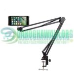 Vlogging Stand Universal Mobile And Tablet Stand Long Arm 360 Rotation Adjustable