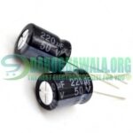 220UF 50V Aluminium Electrolytic Polar Capacitor In Pakistan