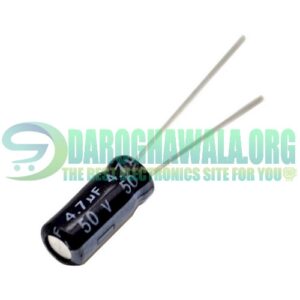 4.7UF 50V Aluminium Electrolytic Polar Capacitor In Pakistan