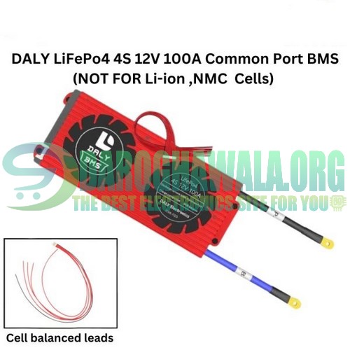 DALY BMS 4S 12V 100A LiFePo4 Common Port Battery Protection Module In Pakistan