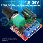 HW-687 5A Mini DC Motor PWM Speed Controller Module in Pakistan