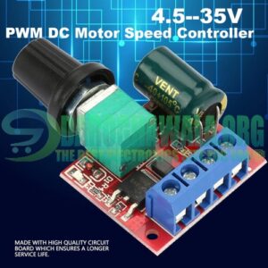HW-687 5A Mini DC Motor PWM Speed Controller Module in Pakistan