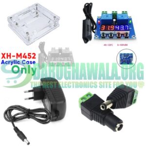 M452 Controller + M452 Case + 12V 2Amp Adaptor + Male and Female Power Plug jack in Pakistan