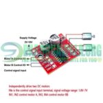 MX1508 Mini Dual Channel 1.5A DC Motor Driver Module Mini L298N Replacement in Pakistan