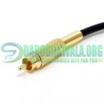 RCA Connector Gold Plated Male Plug Audio Video Adapter Coaxal Cable Metal Connector in Pakistan