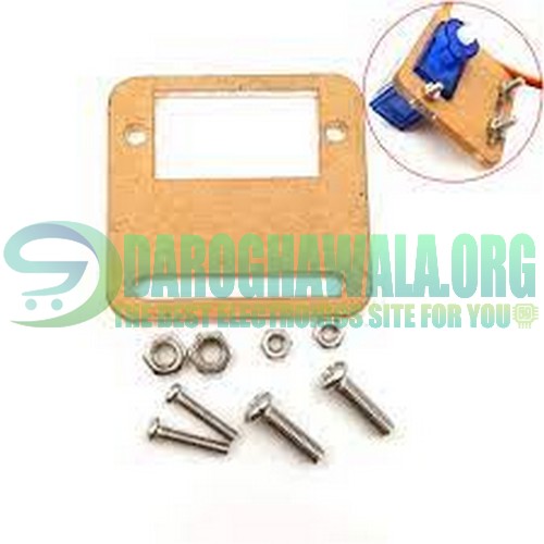 Servo Motor SG90 Acrylic Bracket PMMA for DIY Smart Car RC Robot Helicopter Airplane Boat Control in Pakistan