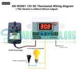 12V DC W3001 Digital Temperature Controller Thermostat In Pakistan