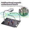 TE-804 Soldering Third Hand Magnetic Universal PCB Motherboard Fixture With Magnifier In Pakistan