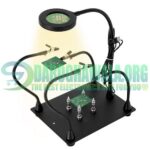 TE-808 Universal Magnifier Helping Hand Fixture Table For Motherboard PCB Repair In Pakistan