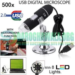 500X 8 LEDs Digital USB Microscope For Electronics Repair In Pakistan