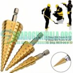 3Pcs HSS Titanium Coated Step Drill Bit Set In Pakistan