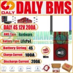 DALY BMS 4S 12V 200A BMS LiFePo4 BMS In Pakistan