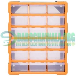 18 Drawer Tool Component Organizer Plastic Storage Box Container in Pakistan