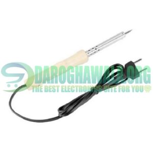 220V 60w Electric Soldering Iron With Wood Handle Made Tool in Pakistan