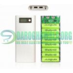 BEST 20000mAH DIY 8 Cell Power Bank Case With 8 18650 Cell In Pakistan