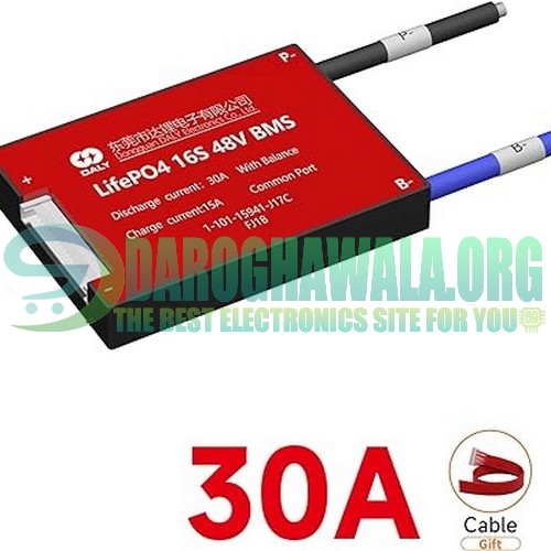 DALY 16S 48V 30A BMS For 16 Cells 48V 30A LifePO4 Battery Pack In Pakistan