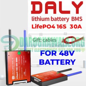 DALY 16S 48V 30A BMS For 16 Cells 48V 30A LifePO4 Battery Pack In Pakistan