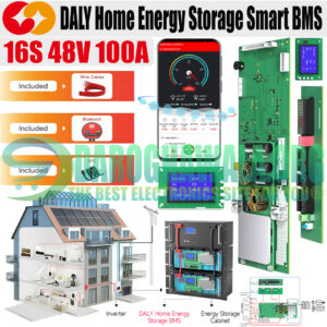 DALY BMS Solar Home Energy Storage System Smart BMS 16S 48V 100A BSM In Pakistan
