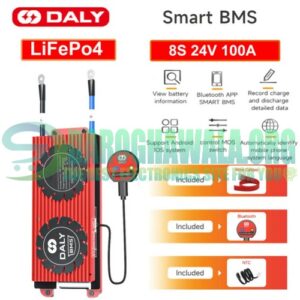 DALY LiFePo4 8S 24V 100A Smart BMS With Bluetooth Module In Pakistan