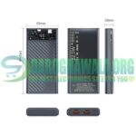 Transparent QC V20 20000mAh 22.5W PD Fast Charging Power Bank In Pakistan