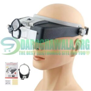 81007-AP LED Light Head-mounted Electronic Repair Tool Magnifying Glass in Pakistan