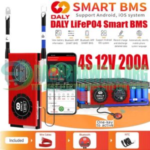 DALY Smart BMS 4S 12V 200A LiFePO4 SMART BMS Bluetooth BMS In Pakistan
