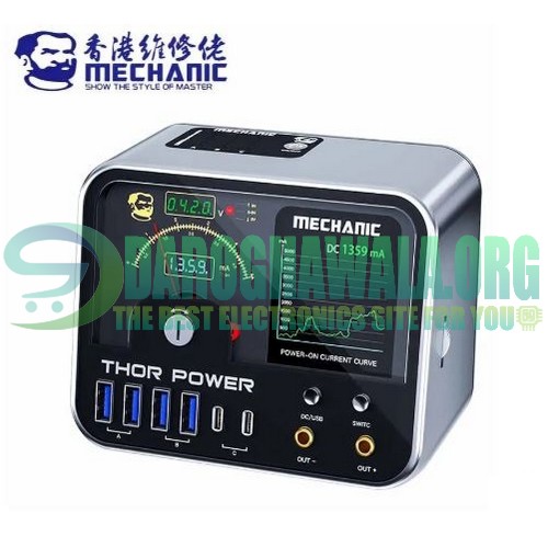 MECHANIC Thor Power Adjustable DC Regulated Power Supply Expansion Interface Intelligent IoT Digital Diagnostic Power Supply in Pakistan