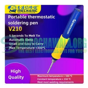 Mechanic v210 Portable Constant Temperature Soldering Pen with C20 Heating Core Welding Repair Tools for Phone in Pakistan