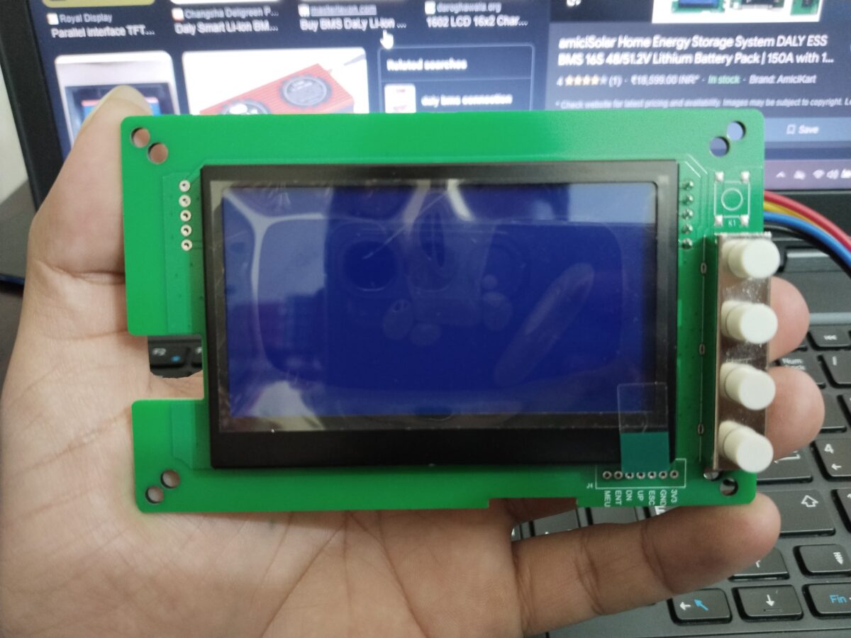 3.2inch LCD Display For Parallel Interface Board for Smart Active Balance BMS