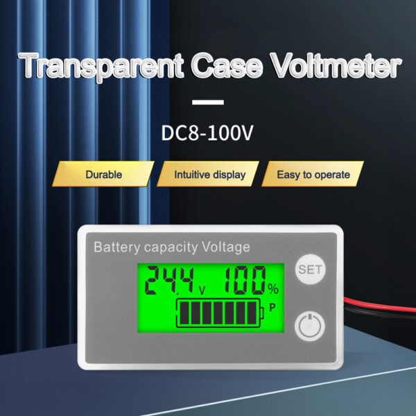 6133A 8-100V DC Battery Level Indicator Meter Volte Meter SUPNOVA