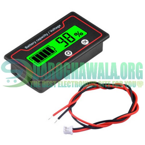 8V-100V Battery Capacity Monitor Indicator Car Motorcycle Digital Voltmeter