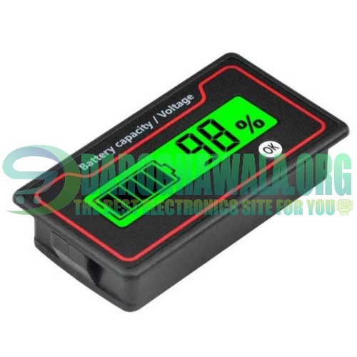 8V-100V Battery Capacity Monitor Indicator Car Motorcycle Digital Voltmeter 