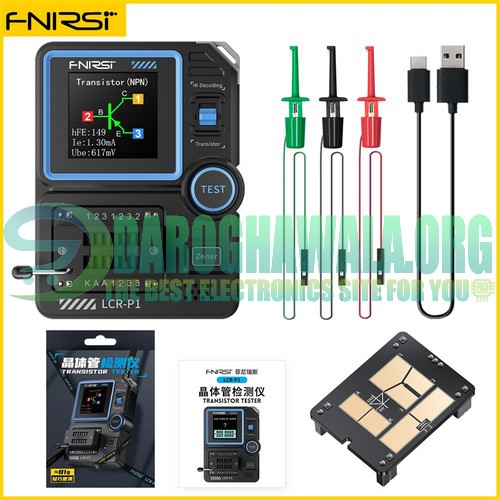 FNIRSI LCR P1 Multifunction Component Tester Transistor Tester In Pakistan